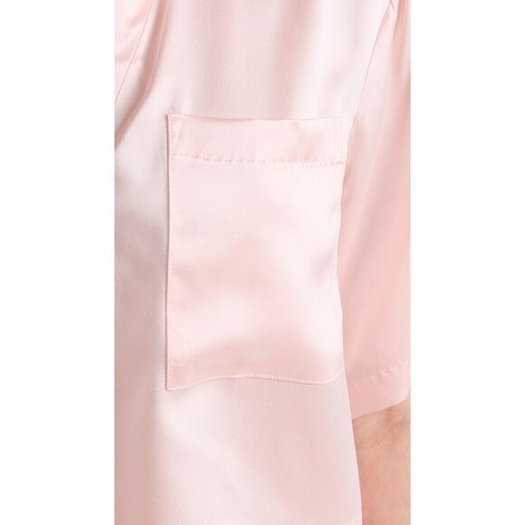 Lunya Washable Silk High Rise Pants Set Frosted Rose M - Picture 6 of 11